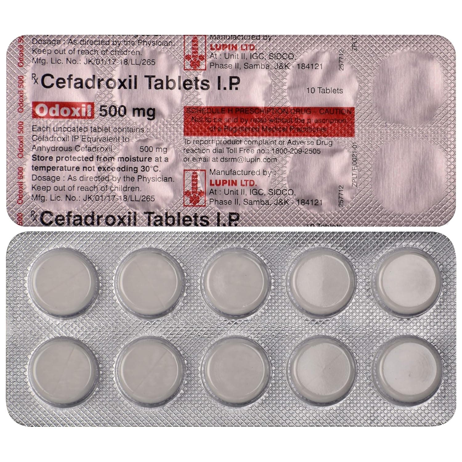 Odoxil 500 mg Tablet (10 Tab)