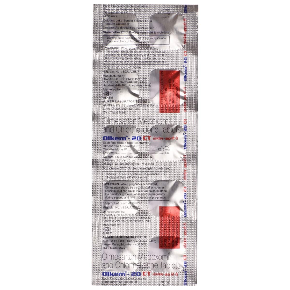 Olkem CT 20 mg Tablet (10 Tab)