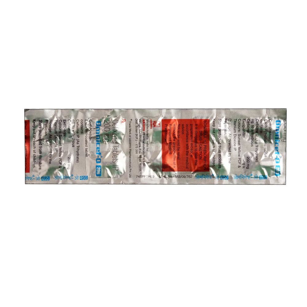 Omnicef O 200 mg Tablet (10 Tab)