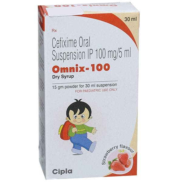 Omnix 100 (Strawberry Flav) Dry Syp 30 ml