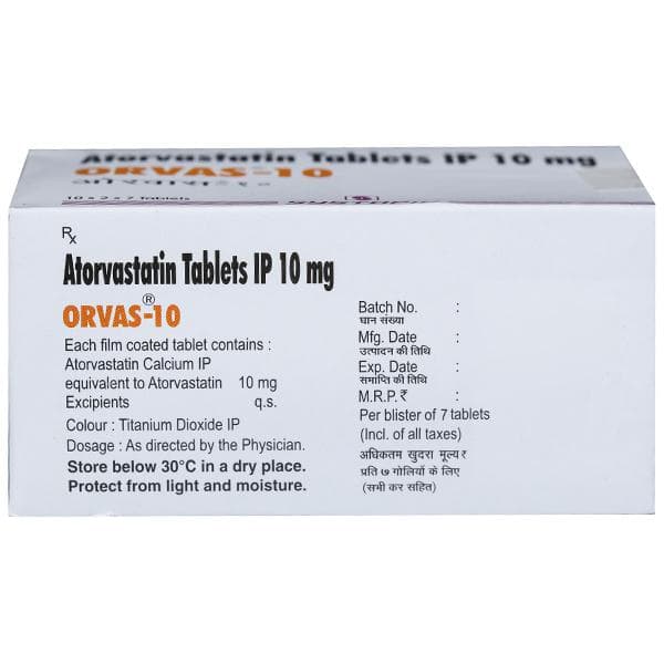 Orvas 10 mg Tablet (7 Tab)