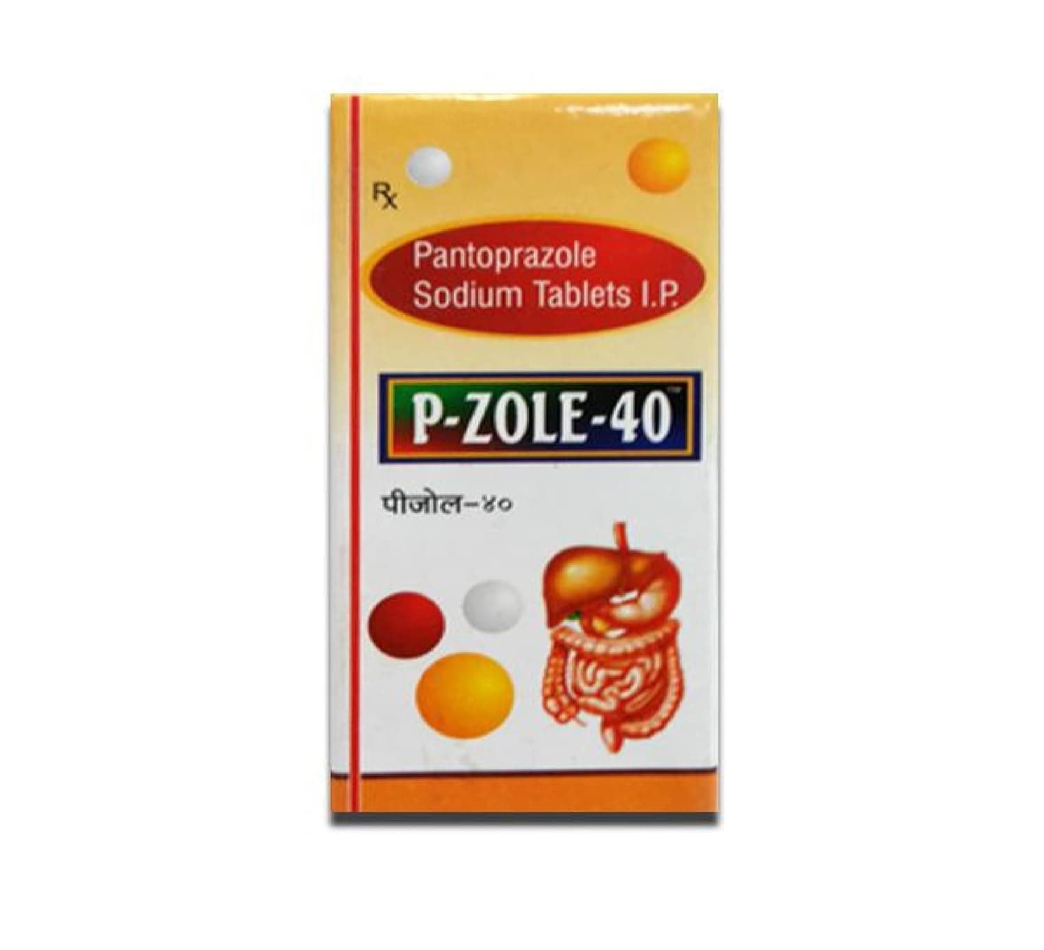 P Zole 40 mg Tablet (10 Tab)