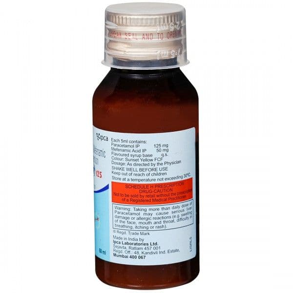 Pacimol MF 125 mg Suspension 60 ml