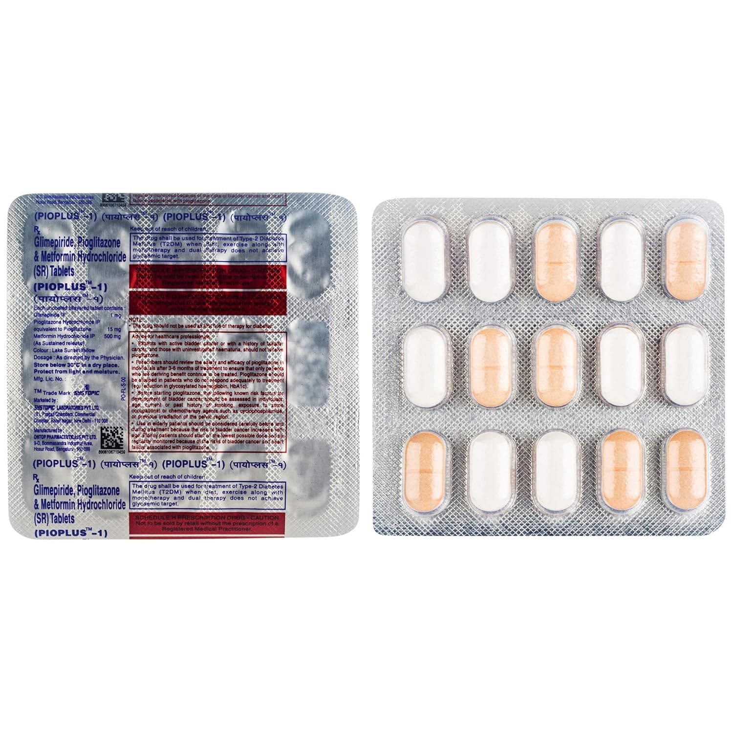 Pioplus 1 mg Tablet (15 Tab)