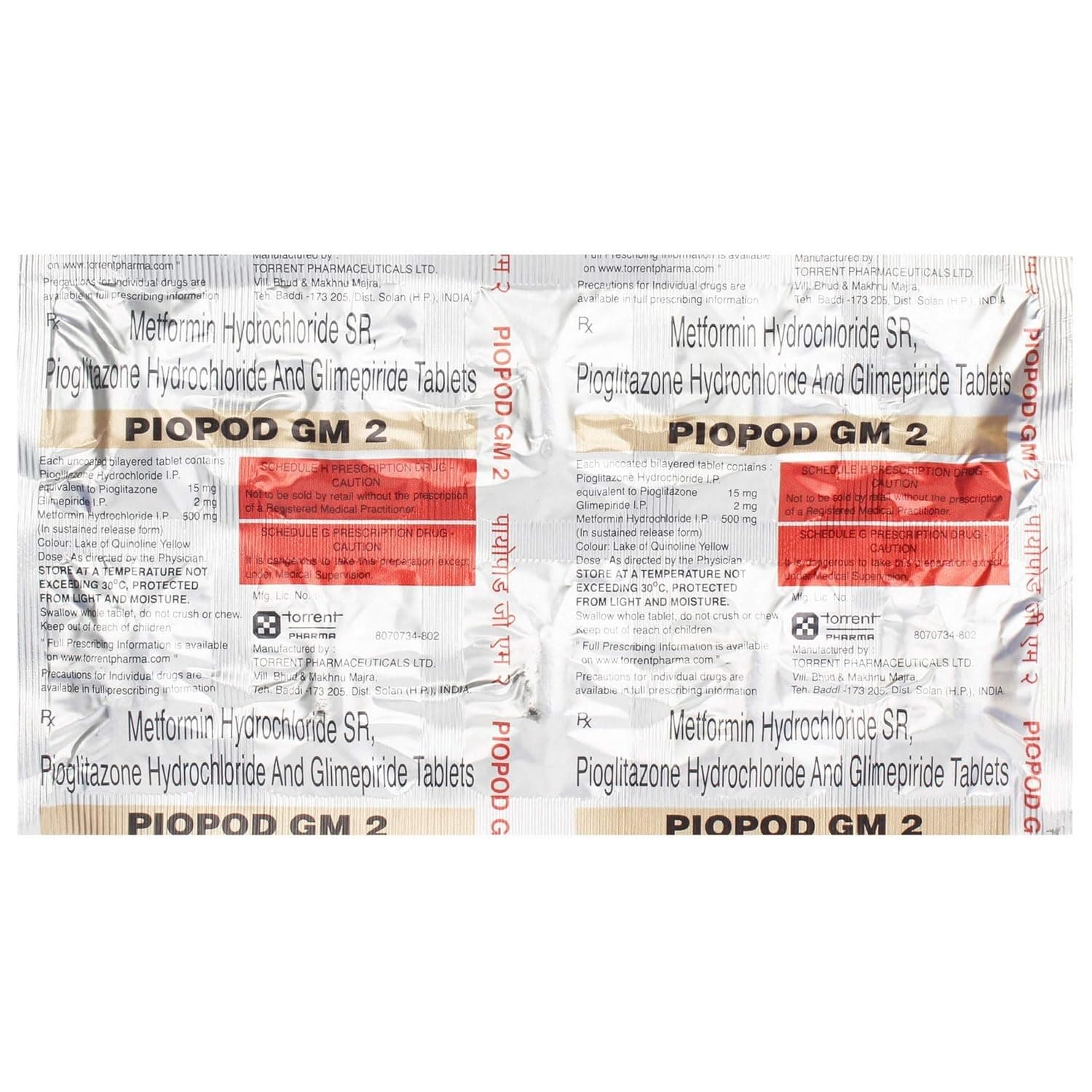 Piopod GM 2 mg Tablet (10 Tab)