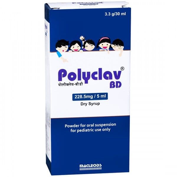 Polyclav BD 228.5 mg Susp 30 ml