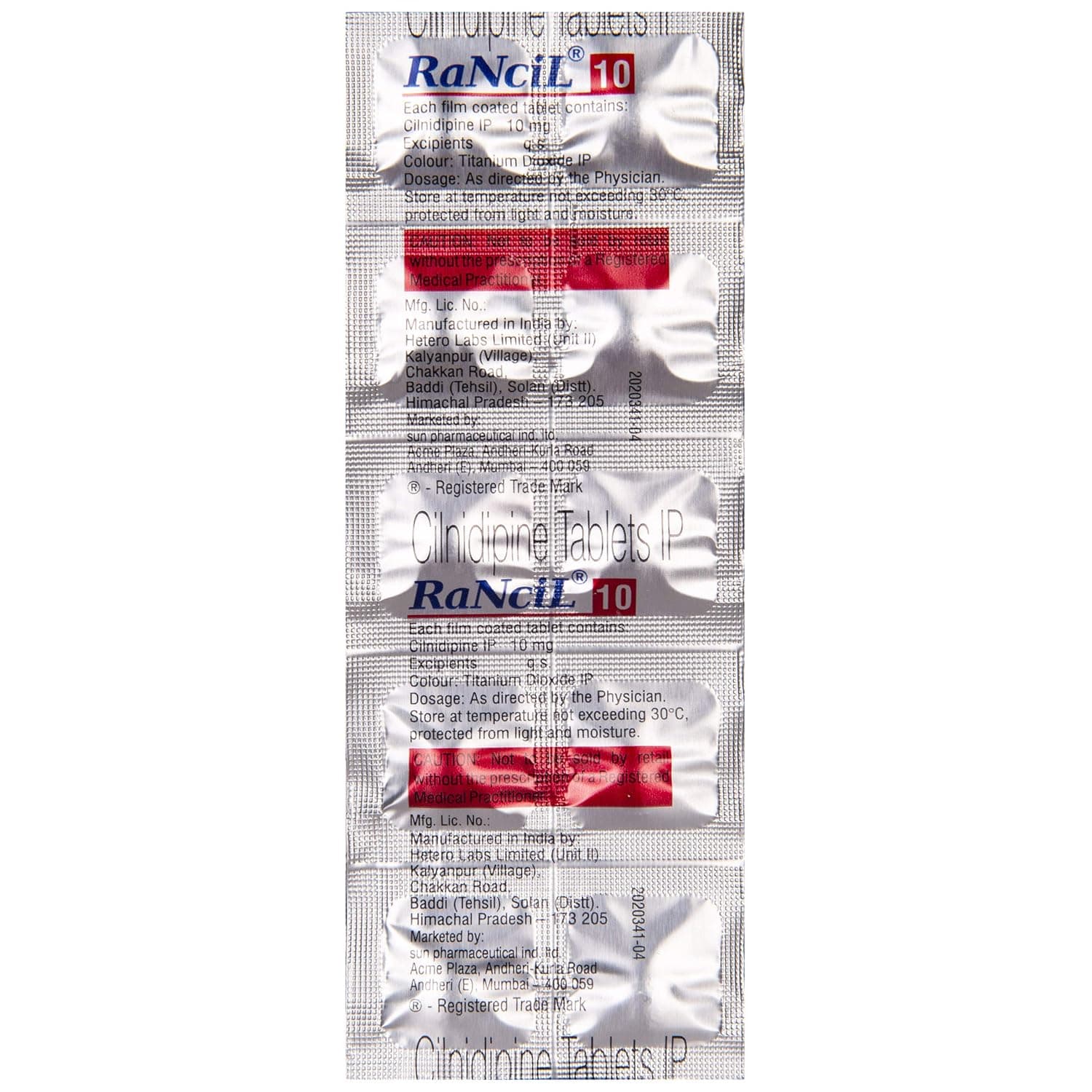 Rancil 10 mg Tablet (10 Tab)