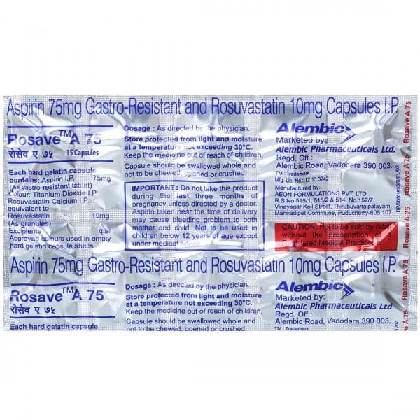 Rosave A 75 mg Capsule (10 Cap)