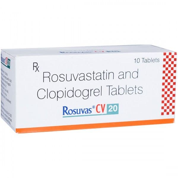 Rosuvas CV 20 mg Tablet (10 Tab)