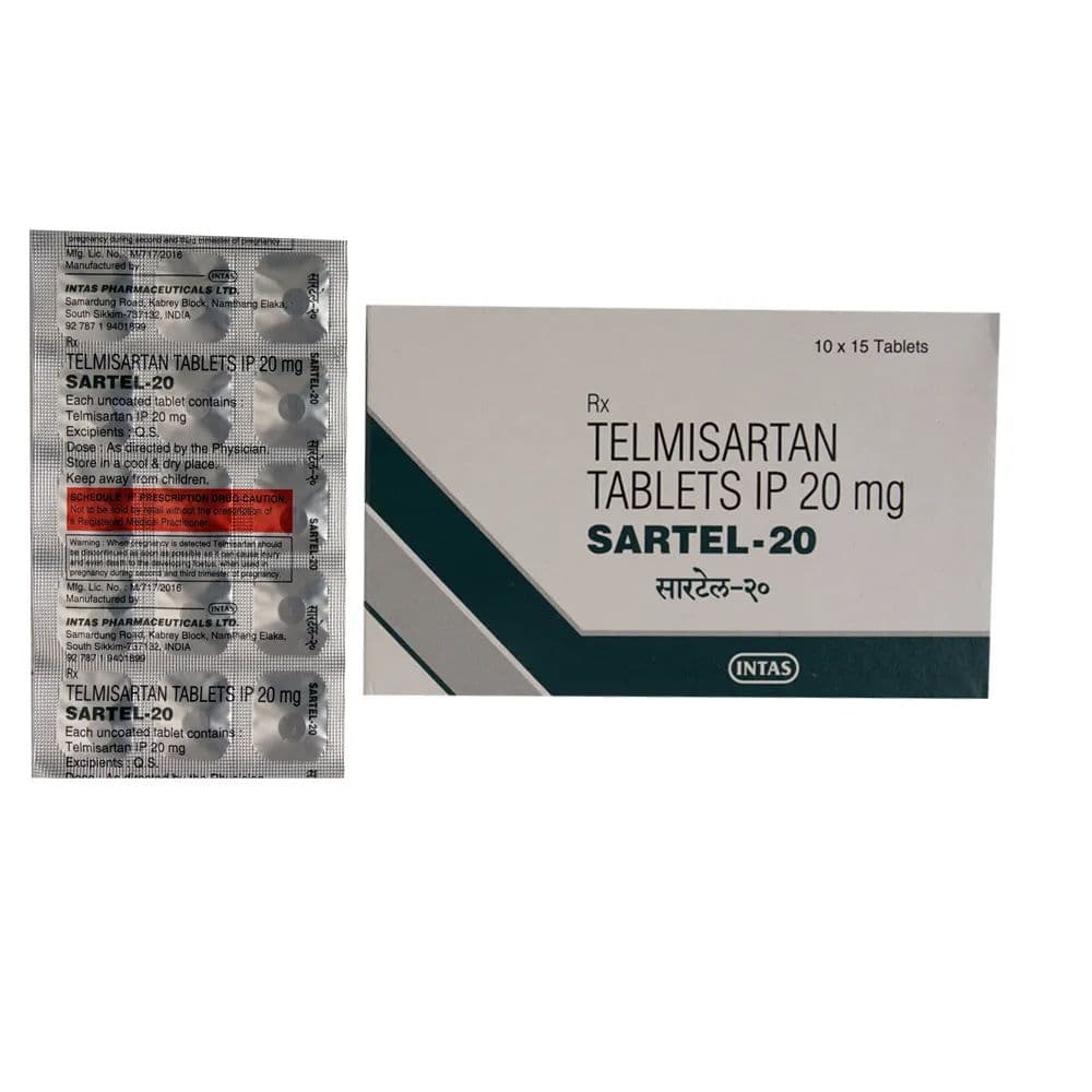 Sartel 20 mg Tablet (15 Tab)