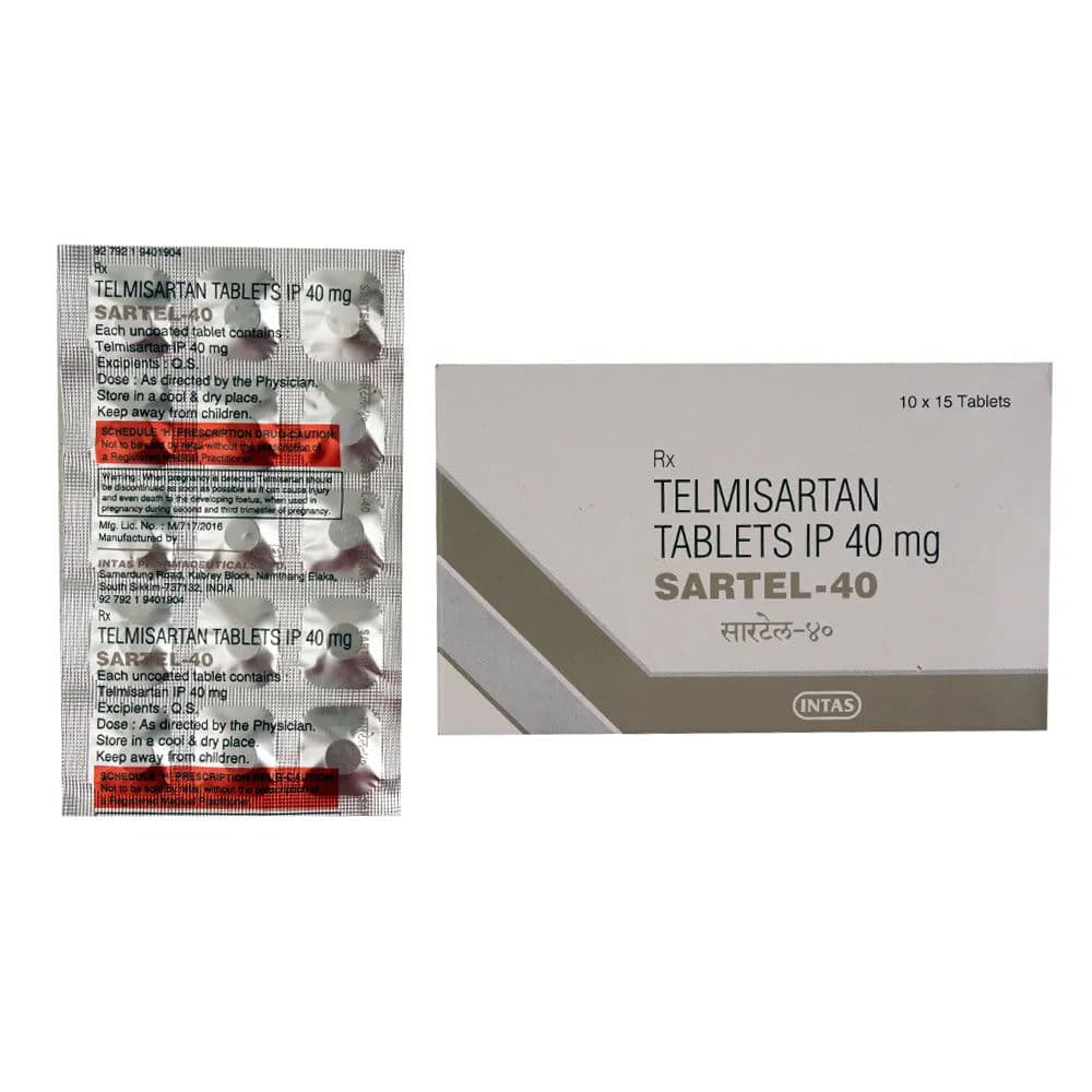 Sartel 40 mg Tablet (15 Tab)
