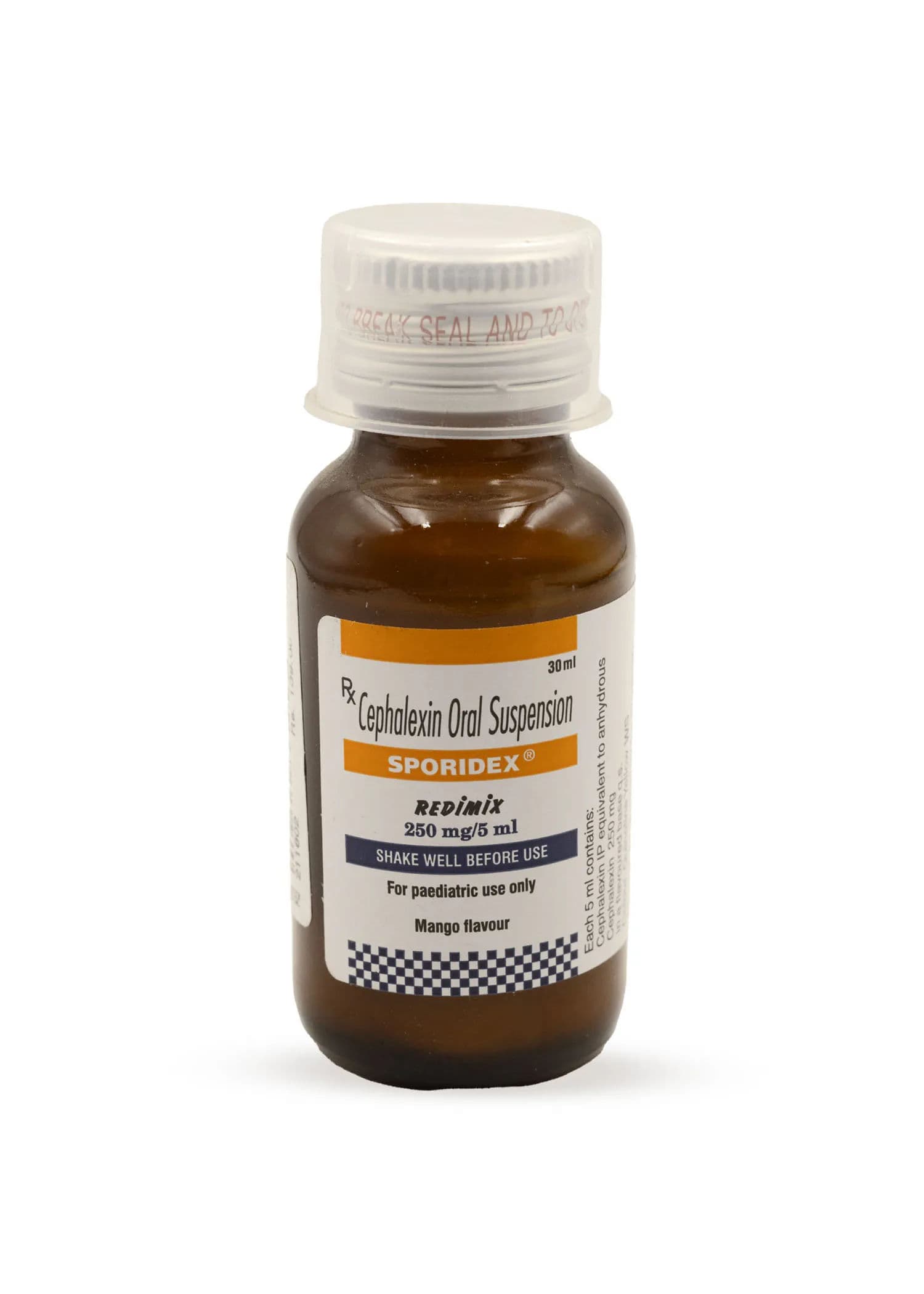 Sporidex Redimix 250 mg/5ml Susp 30 ML Sporidex Redimix 250 mg/5ml Susp 30 ML