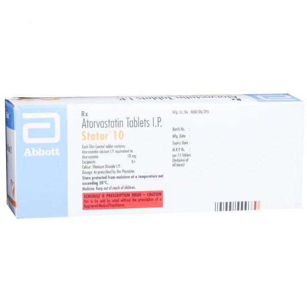 Stator 10 mg Tablet (15 Tab)