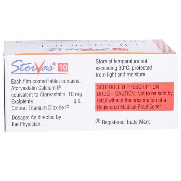 Storvas 10 mg Tablet (15 Tab)