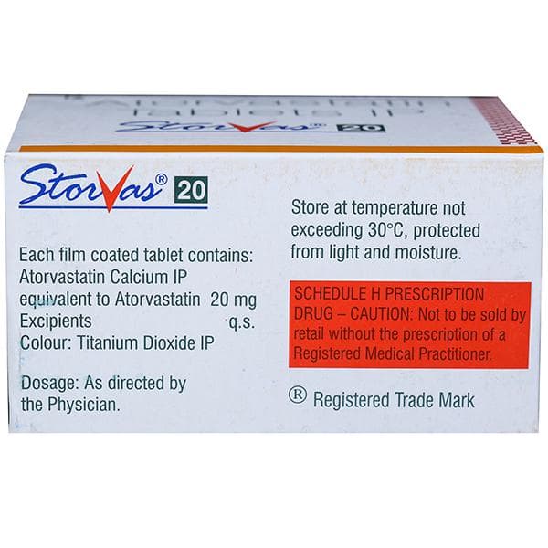 Storvas 20 mg Tablet (15 Tab)