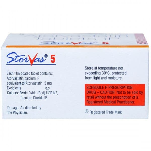 Storvas 5 mg Tablet (15 Tab)