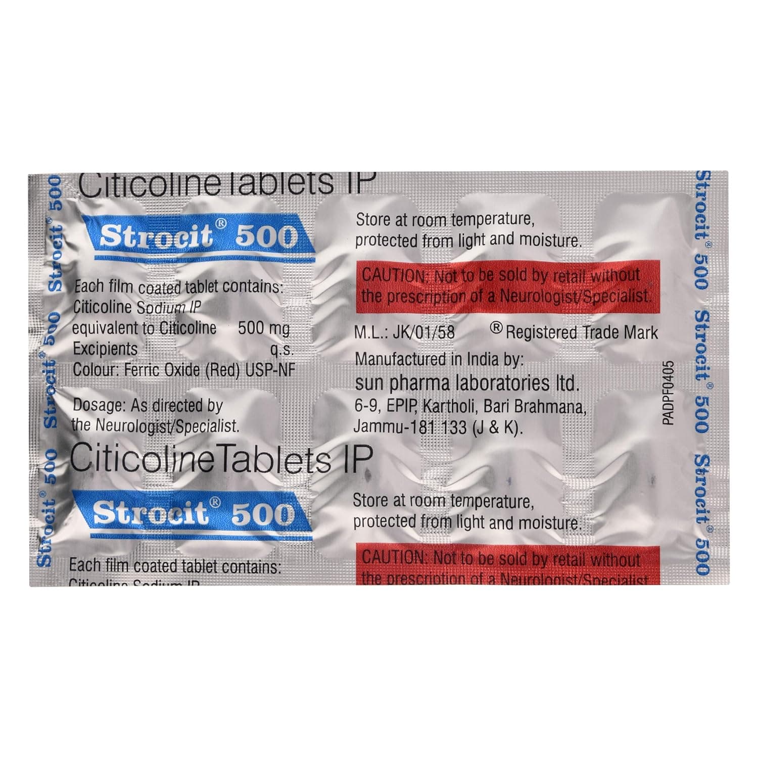 Strocit 500 mg Tablet (10 Tab)
