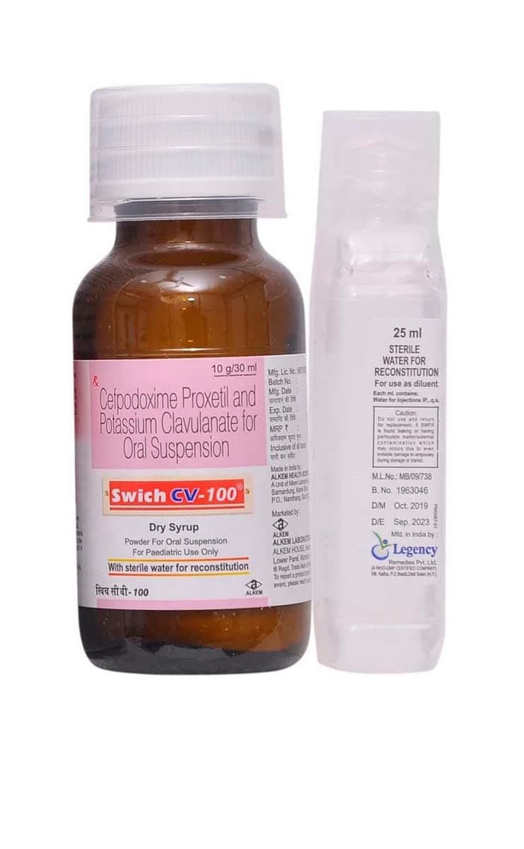 Swich CV 100 Pineapple Flavour Dry Syrup 30 ml