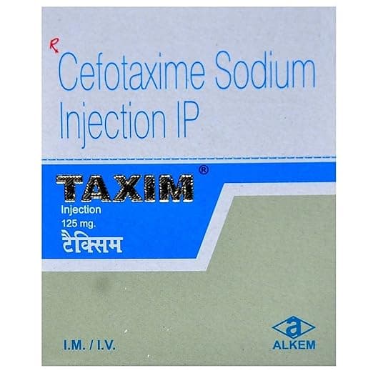 Taxim 125 mg Injection
