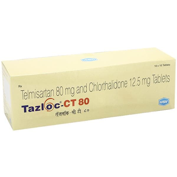 Tazloc CT 80/12.5 mg Tablet (10 Tab)