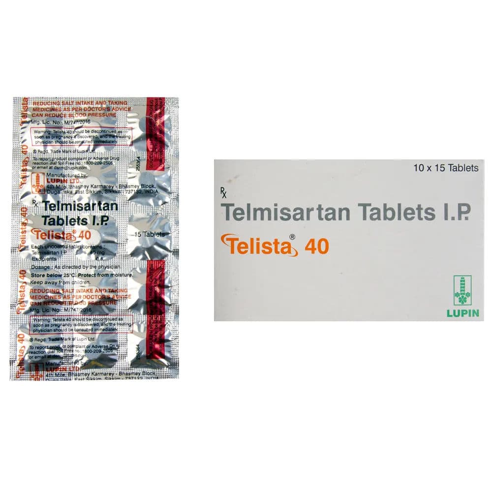 Telista 40 mg Tablet (15 Tab)