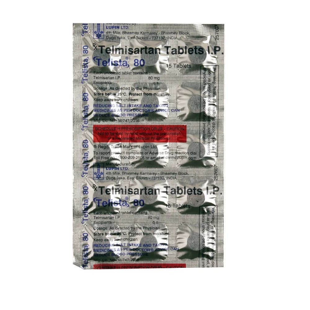 Telista 80 mg Tablet (15 Tab)