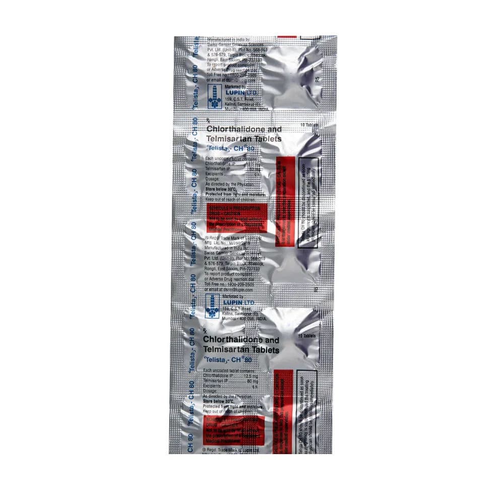 Telista CH 80 mg Tablet (10 Tab)
