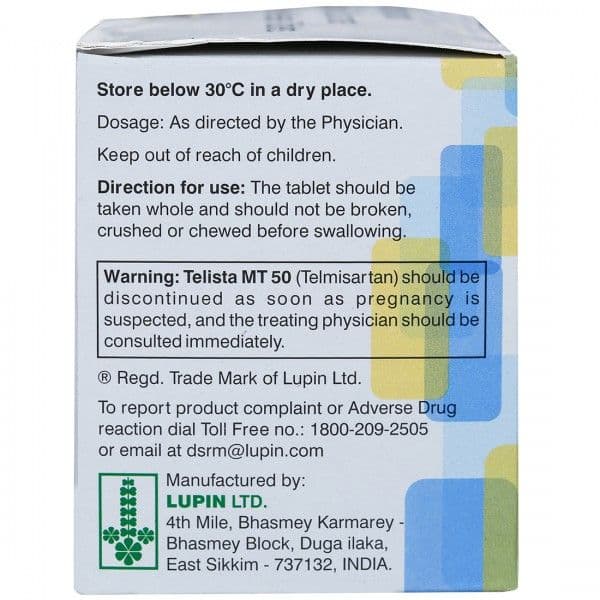 Telista MT 50 mg Tablet (15 Tab)