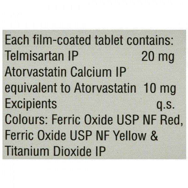 Telista Plus 20 mg Tablet (15 Tab)