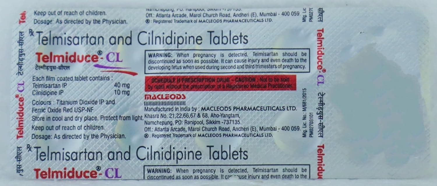 Telmiduce CL Tablet (10 Tab)