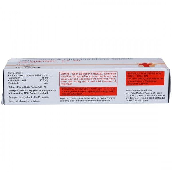 Telmikind CT 40 mg Tablet (10 Tab)