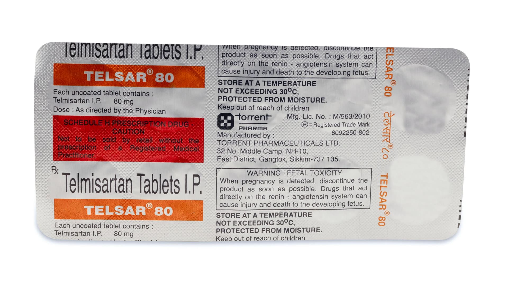 Telsar 80 mg Tablet (10 Tab)