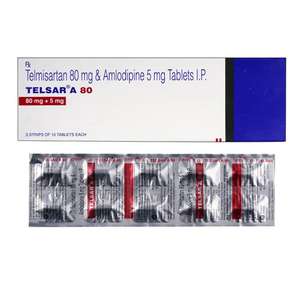 Telsar A 80 mg Tablet (10 Tab)