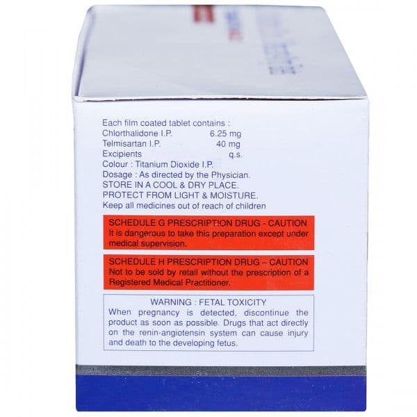 Telsar CH 40/6.25 mg Tablet (10 Tab)