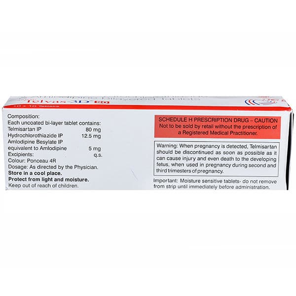 Telvas 3D 80 mg Tablet (10 Tab)