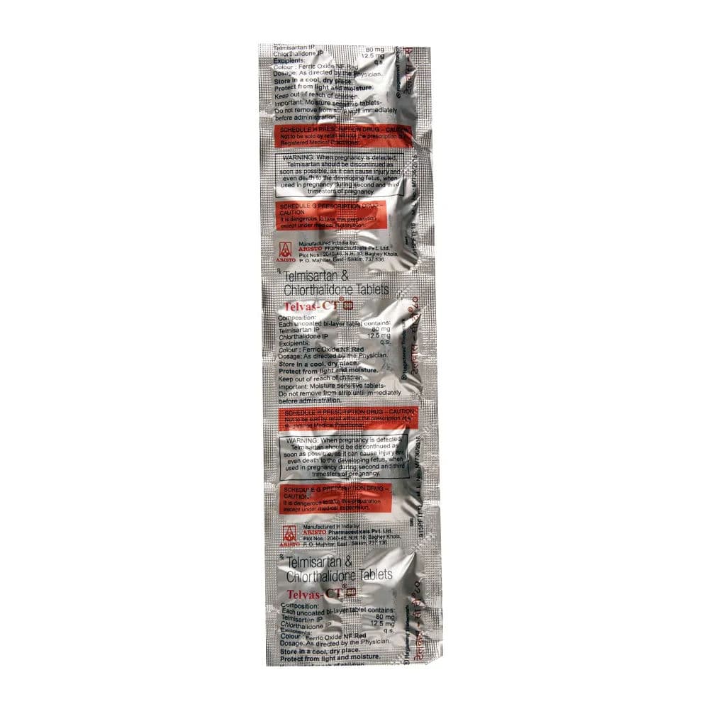 Telvas CT 80mg Tablet (10 Tab)