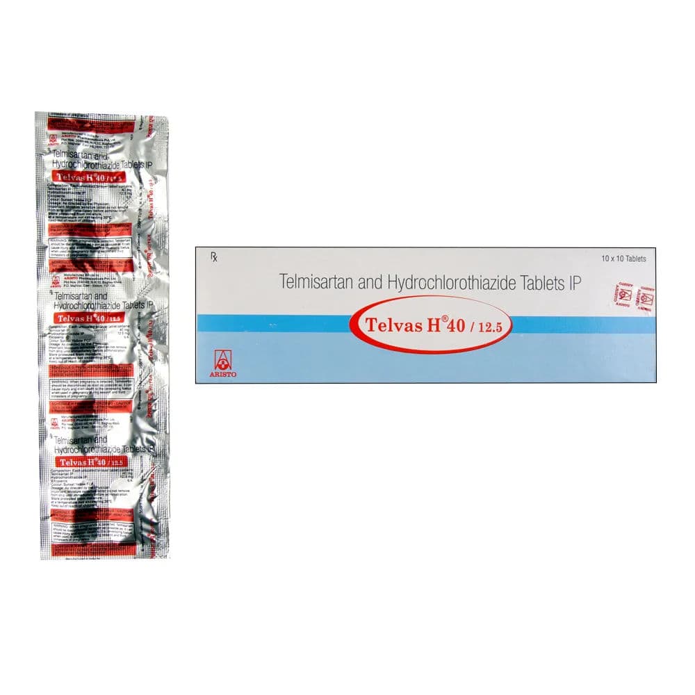 Telvas H 40/12.5 mg Tablet (10 Tab)