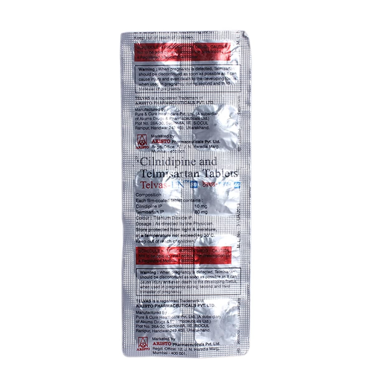 Telvas LN 80 mg Tablet (10 Tab)