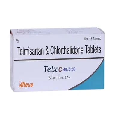 Telx C 40/6.25 mg Tablet (15 Tab)
