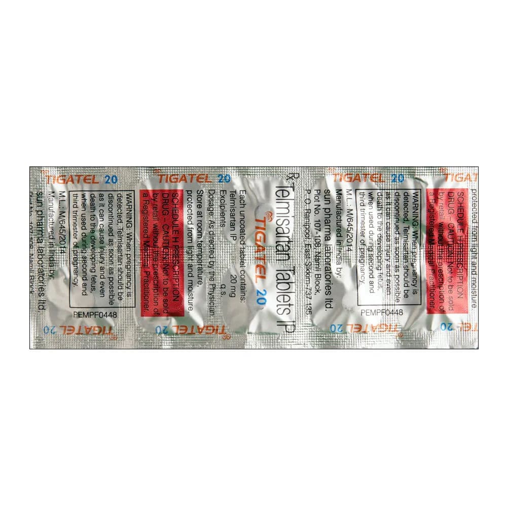 Tigatel 20 mg Tablet (10 Tab)
