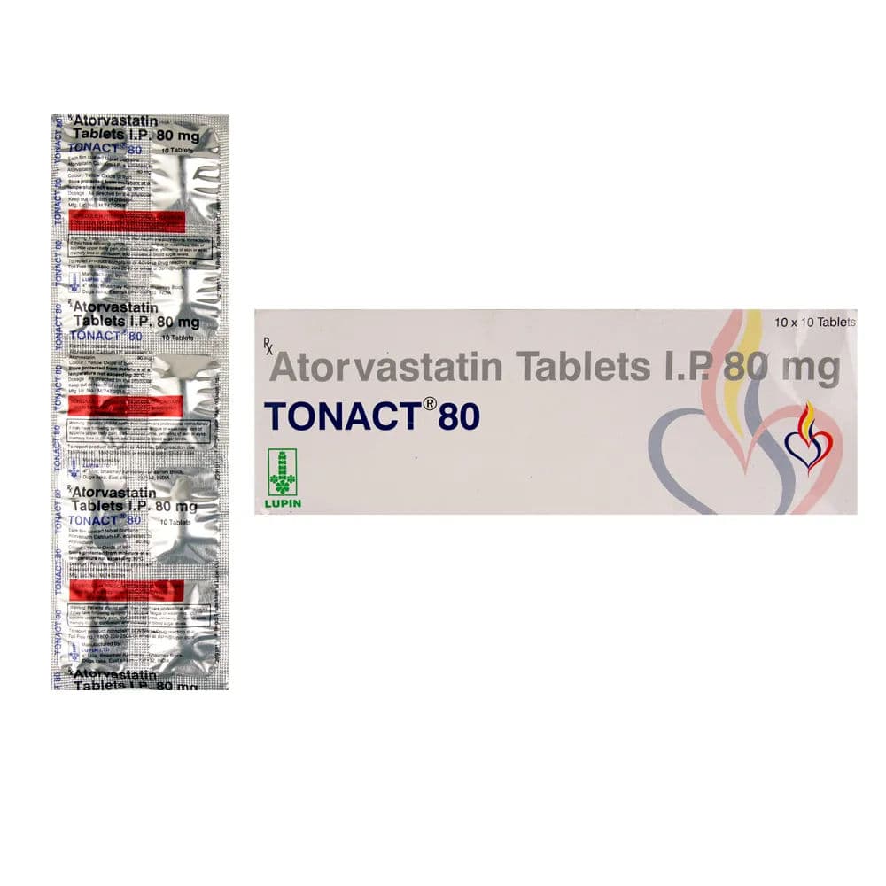 Tonact 80 mg Tablet (10 Tab)
