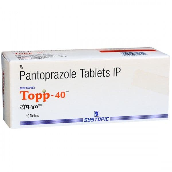 Topp 40 mg Tablet (10 Tab)