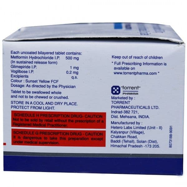 Tri Voglitor 1 mg Tablet (10 Tab)