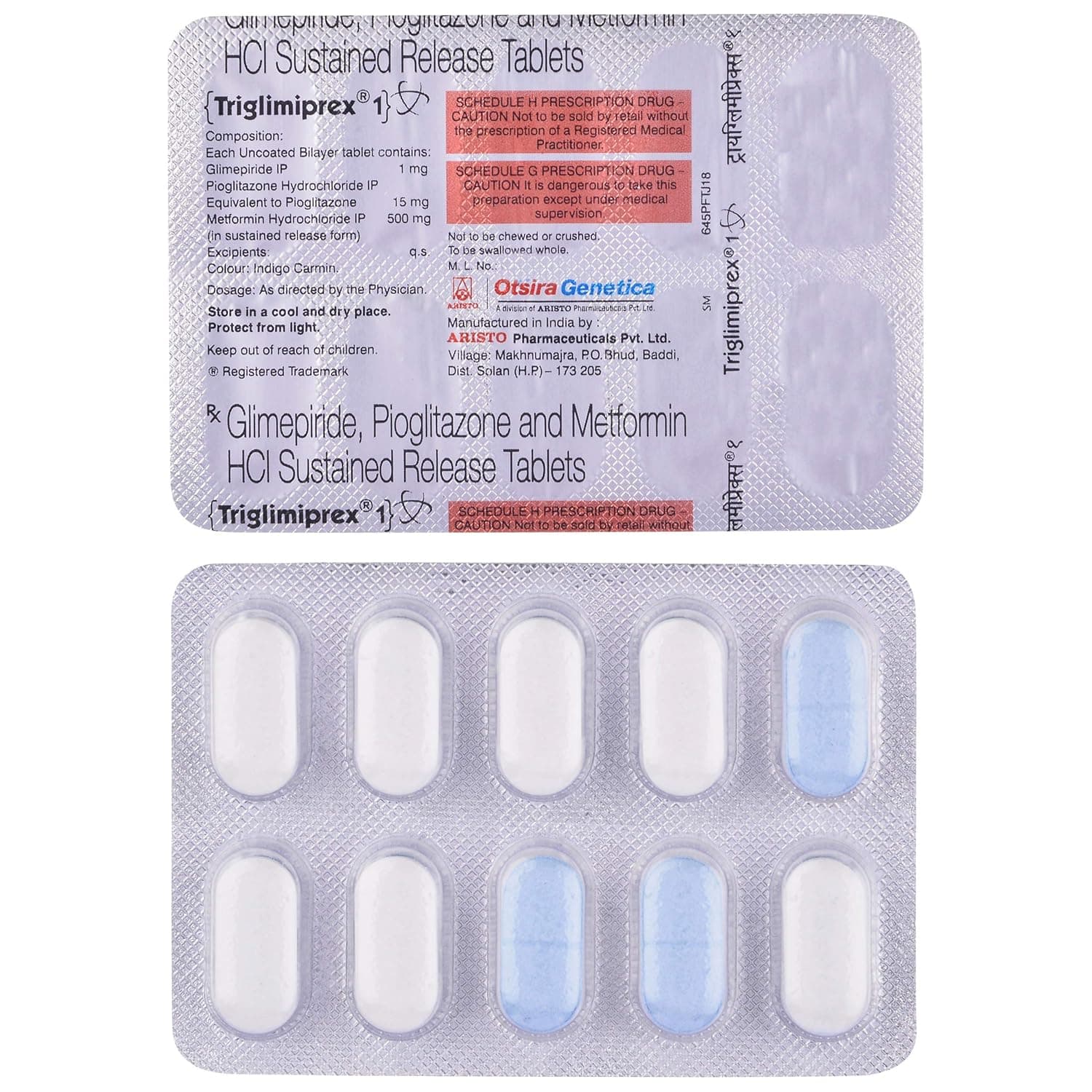 Triglimiprex 1 mg Tablet (10 Tab)