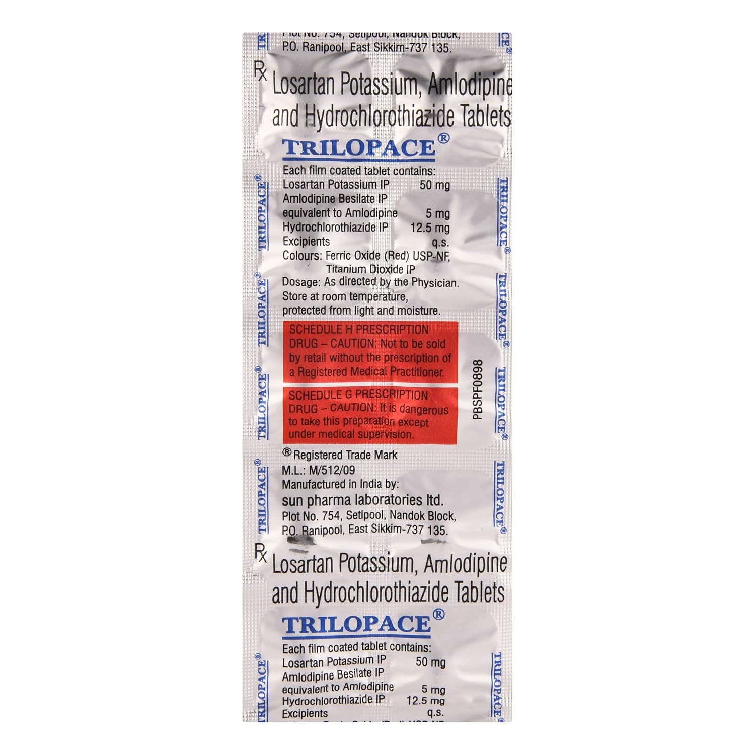 Trilopace Tablet (10 Tab)