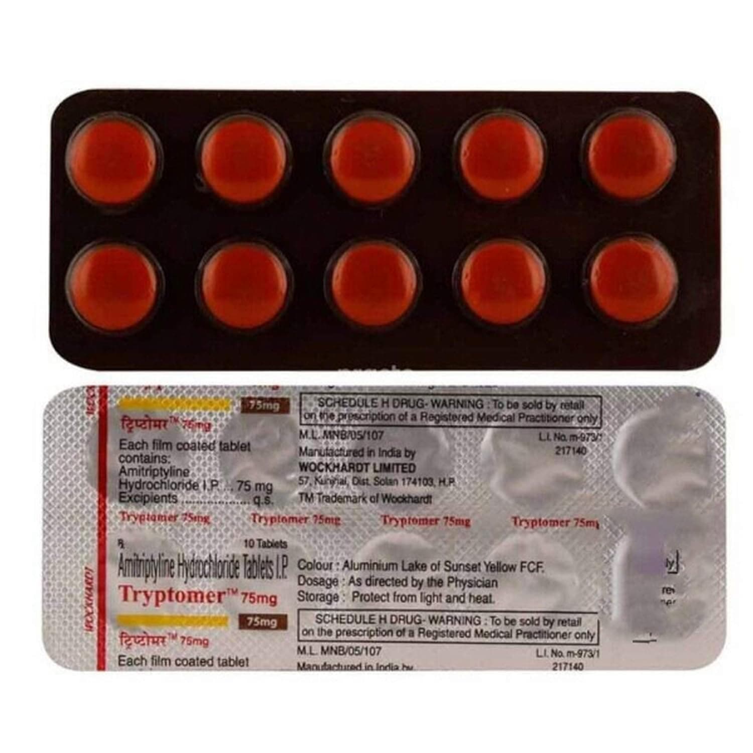Tryptomer 75 mg Tablet (10 Tab)