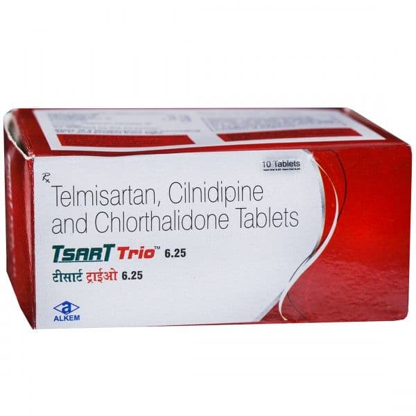 Tsart Trio 6.25 mg Tablet (10 Tab)