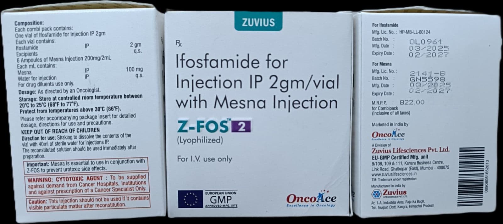 Z-Fos 2Gm Vial
