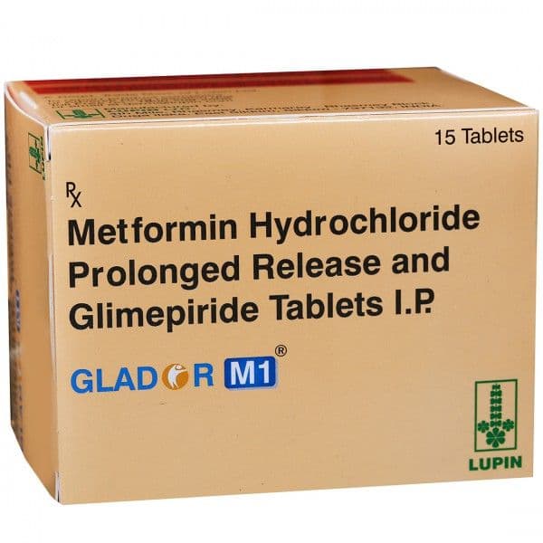 Glador M 1 mg Tablet (15 Tab)