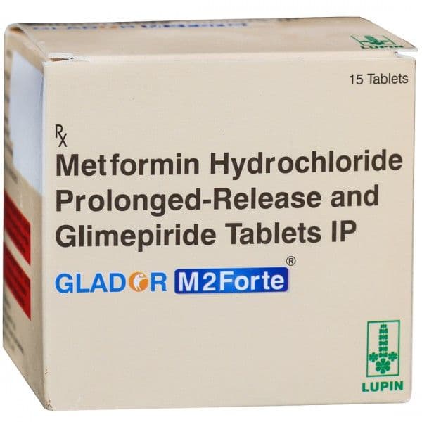 Glador M Forte 2 mg Tablet (15 Tab)